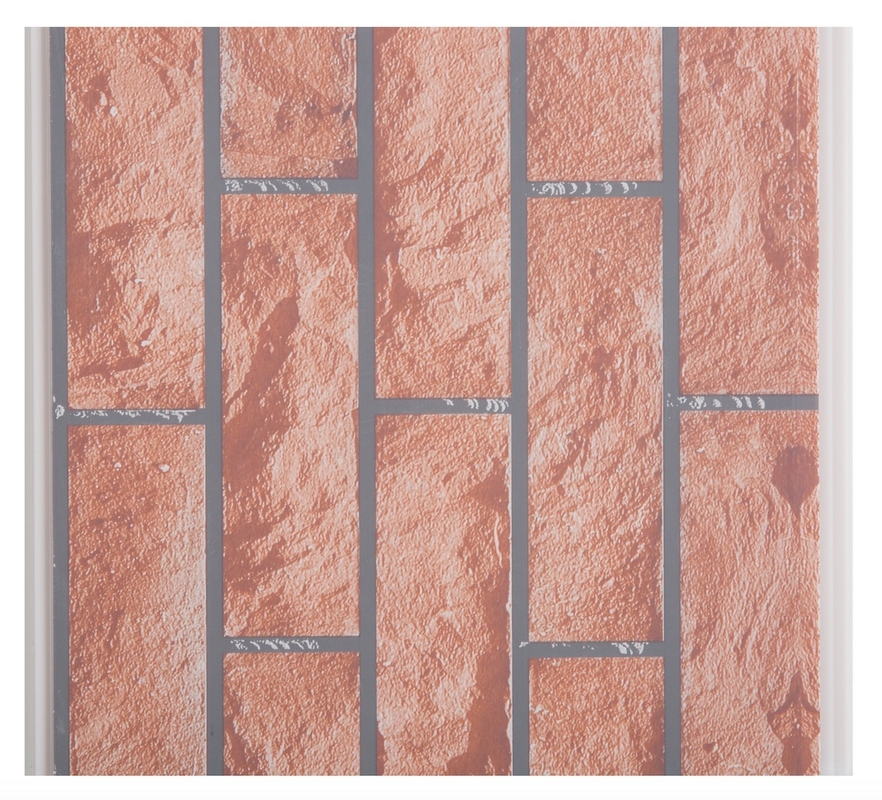 X Hollow Core Structure Plastic Brick Wall Panels , Decorative Plastic