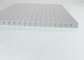 8mm Polycarbonate Hollow Sheet , Silver Grey Polycarbonate Twin Wall Roofing Sheets