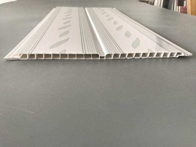 Green Leaf Kitchen Wall Cladding Panels , Plastic Wall Liner Panels