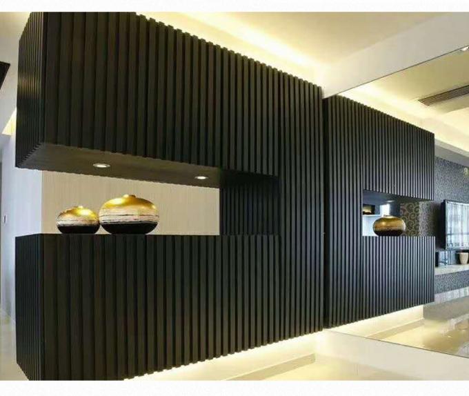 new material WPC wall panel pvc fluted panel for indoor decorative 3D ...