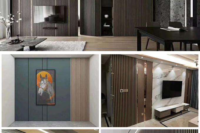 Pvc Wrapped Panel Customized PVC Wrapped Wall Panel Wpc Eco Firendly