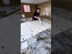 Install of pvc wood veneer