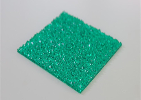 Green Embossed Polycarbonate Solid Sheet Sabic Material 2mm - 12mm Thickness