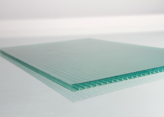Green Polycarbonate Roofing Sheets With High Impact Strength Customize Size