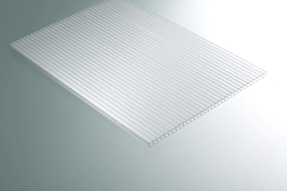 Customized Size White Polycarbonate Roofing Sheets High Heat Resistance