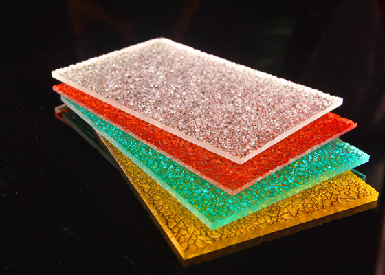 Colorful Diamond Surface Polycarbonate Solid Sheet Lightweight 2-12mm