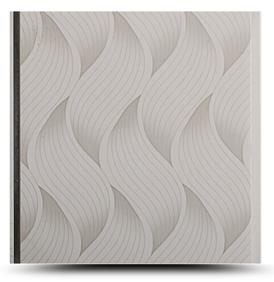 Popular color designs PVC panel for ceiling and wall Wave Printed Pvc Bathroom Wall Panels Waterproof Panel Board For Bathroom