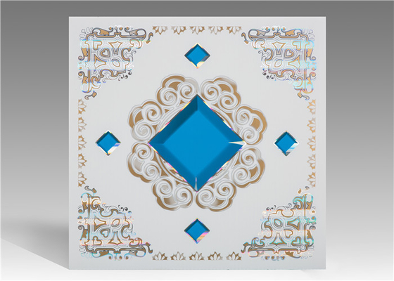 Economical Moisture Proof Ceiling Tiles For Drop Ceiling 7mm thickness square ceiling board