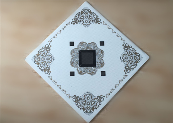 Economical Moisture Proof Ceiling Tiles For Drop Ceiling 7mm thickness square ceiling board