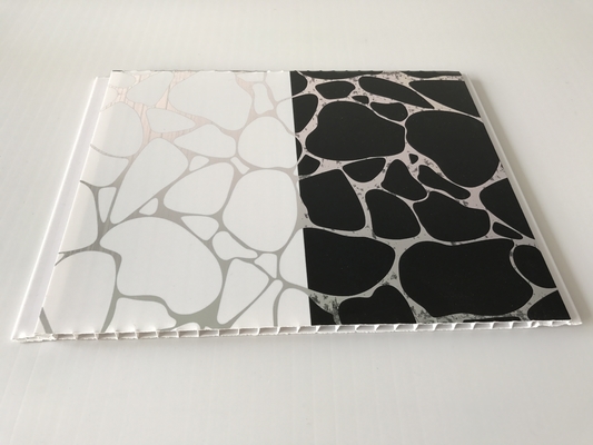 Shinning White / Black Decorative PVC Panels Ceiling Indoor 2.35 - 3kg/Sqm 