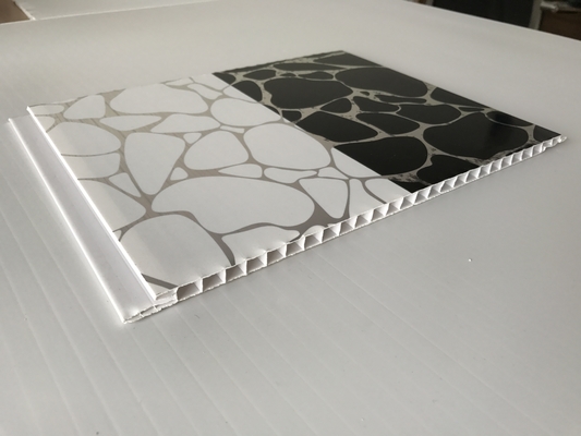 Shinning White / Black Decorative PVC Panels Ceiling Indoor 2.35 - 3kg/Sqm 