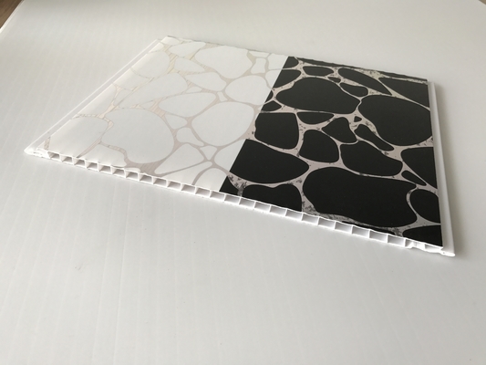 Shinning White / Black Decorative PVC Panels Ceiling Indoor 2.35 - 3kg/Sqm 