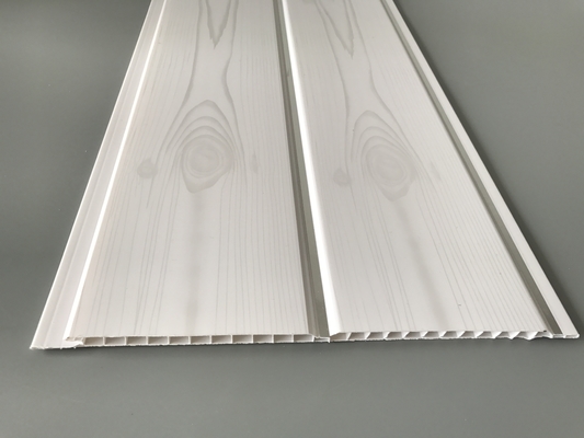 Printing Surface Plastic Wall Liner Panels , White Wood Paneling For Walls