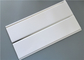 Pure white high glossy middle groove ceiling pvc panels with silver