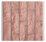 X Hollow Core Structure Plastic Brick Wall Panels , Decorative Plastic Wall Covering Sheets