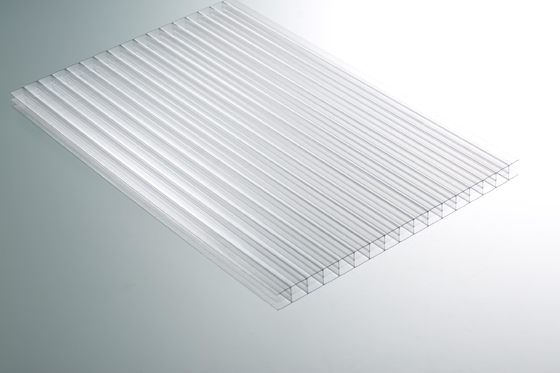 Environmental Corrugated Translucent Polycarbonate Roofing Sheets 2100×11800×8mm