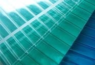 Environmental Corrugated Translucent Polycarbonate Roofing Sheets 2100×11800×8mm