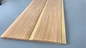 Wooden Color Ceiling PVC Panels With Silver Line OEM / ODM Available
