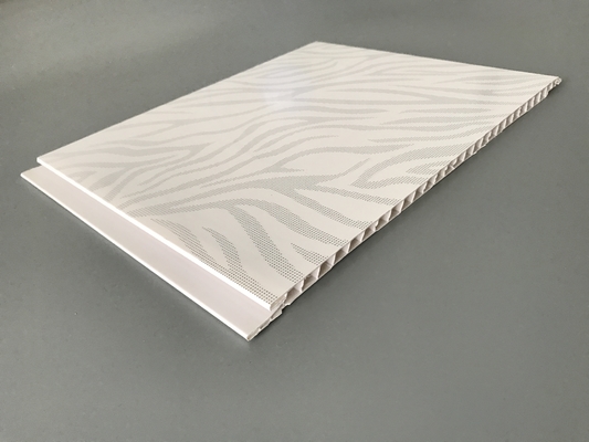 10 Inch Decorative PVC Panels For Covering Interior Walls Hot Stamping Surface Finish