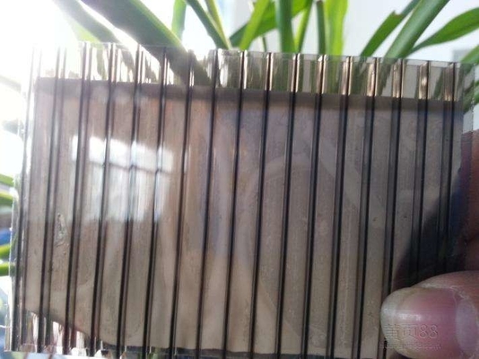 Color Bronze 6mm / 8mm Double Wall Polycarbonate Greenhouse Panels Multi Purpose