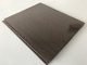 High Glossy Printing Dark Wood Wall Paneling , Black Plastic Wall Panels For Ceiling / Wall