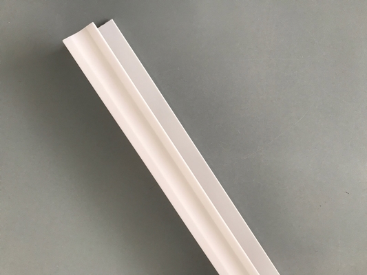 PVC accessories for installing pvc panels White PVC profile-U Glossy Printing Extruded Plastic U Channel Waterproof UV Protection