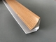 5.95m Wood Laminated PVC Extrusion Profiles For Industrial Convenient Disassembly