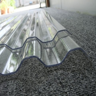 Clear  Corrugated Polycarbonate Panels , Corrugated Skylight Panels