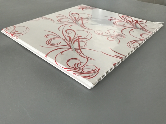 Flat Transfer Printing 25cm × 7mm Ceiling PVC Panels To Decorate Kitchen