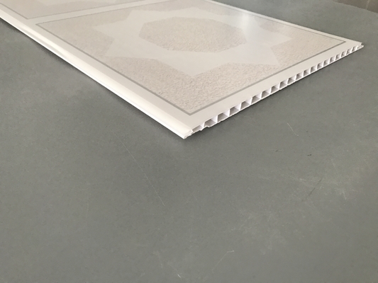 300mm transferred printing pvc ceiling panel Pointed Star Decorative Cladding Panels Decorative Wall Panels For Kitchen