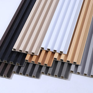 low cost WPC wall panel for interior decorative laminated pvc panels for background grille design