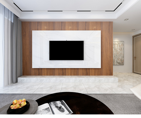 low cost WPC wall panel for interior decorative laminated pvc panels for background grille design