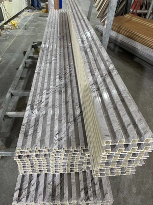 low cost WPC wall panel for interior decorative laminated pvc panels for background grille design