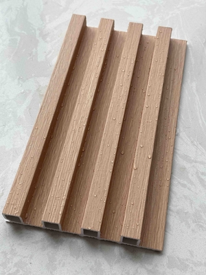 factory price wood grain wpc internal wall panel grille decorative panel pvc fluted panel