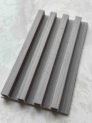 factory price wood grain wpc internal wall panel grille decorative panel pvc fluted panel