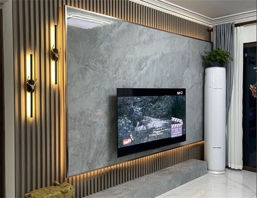 3D pvc wall panel WPC fluted decorative panel wooden grain marble color wall clading panel