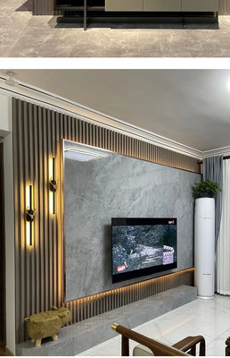 23MM Waterproof Fluted Pvc Indoor Wpc Wall Panel Covering Fibre Bamboo Decorative Rejilla De Pvc