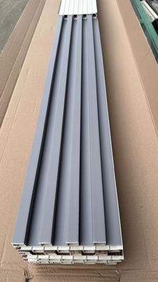 Contemporary Pvc 3d Wall Panels Wpc Covering Woodgrain Slat Wall Panels