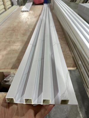 PVC slat acoustic panels decorative WPC panel for wall and ceiling