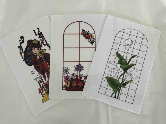 UV printing polystyrene sheets 3D printing decorative PS sheets white color advertising panel