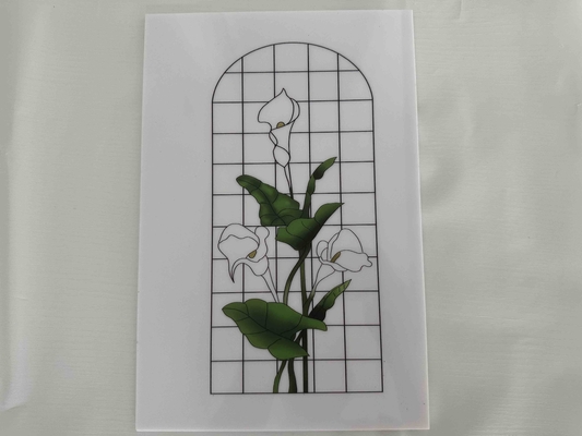 UV printing polystyrene sheets 3D printing decorative PS sheets white color advertising panel