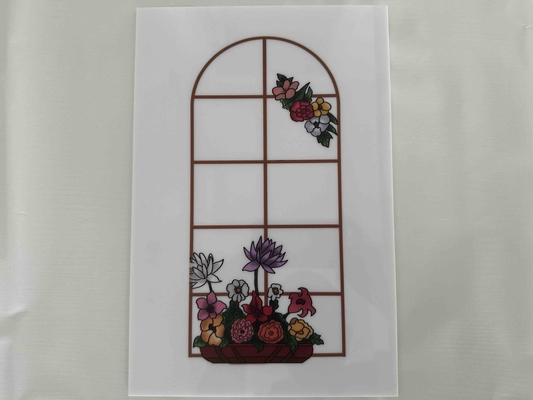 UV printing polystyrene sheets 3D printing decorative PS sheets white color advertising panel