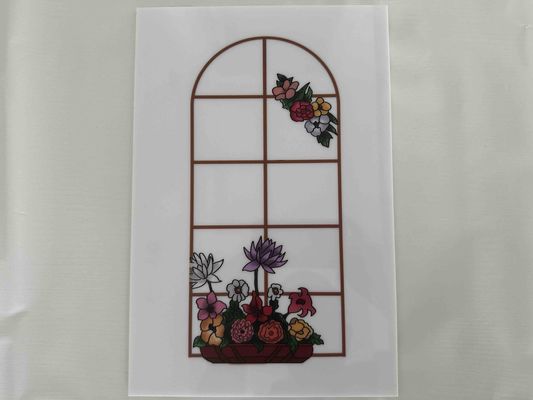 Floral Impression Planchas Decorative Polystyrene Sheets PS Plastic Laminas In Multiple Colors For Door Decoration