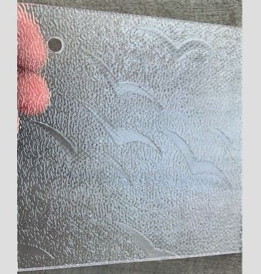 Decorative PS Plastic Sheets Color Embossed Polystyrene Sheets GPPS Pattern Plexiglass Sheet