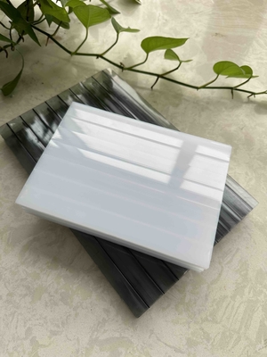 Multiwall Polycarbonate sheets for truck aerodynamic barrier white PC sheet