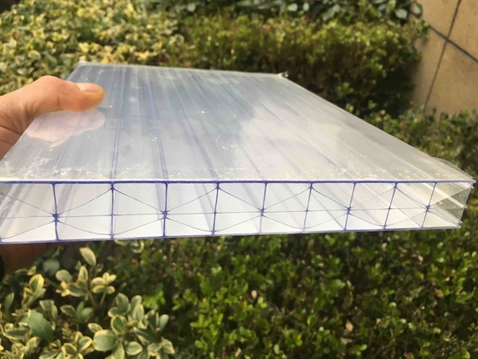 Multiwall Polycarbonate sheets for truck aerodynamic barrier white PC sheet