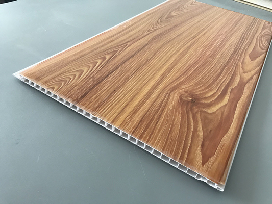 Wood Transfer Printing 250mm Decorative PVC Panels Waterproof Ceiling