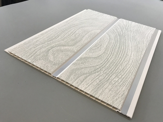 High Strength Peanut Pattern Groove Shaped PVC Wood Panels  250 × 7mm