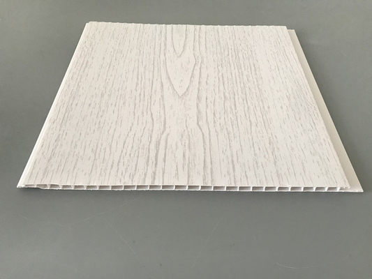 Aging-Resistance Ceiling PVC Wood Panels 250×7mm 2.5kg/Sqm wooden flat pvc panels