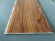 Waterproof Wooden Color Decorative PVC Panels Easy Cleaning And Maintenance